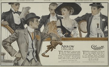 Arrow collars, Cluett shirts, c1909-09-25.