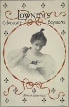 Lowney's chocolate bonbons, c1895 - 1917.