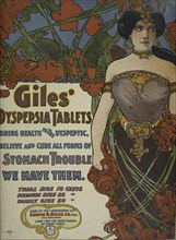 Giles' dyspepsia tablets, c1895 - 1917.