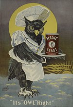 Magic yeast - "it's 'owl' right'", c1895 - 1917.