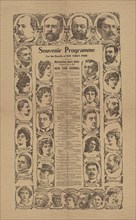 Souvenir programme for the benefit of New York's poor: Metropolitan Opera House,  1897-02-09.
