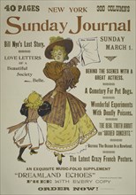 New York Sunday journal. Sunday March 1. 1896, c1893 - 1897.