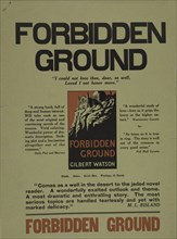 Forbidden ground, c1895 - 1911. Published: 1910