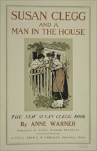 Susan Clegg and a man in the house, c1895 - 1911.