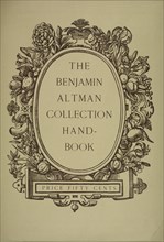 The Benjamin Altman collection hand-book, c1887 - 1922.