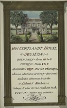 Van Cortland house museum, c1887 - 1922.