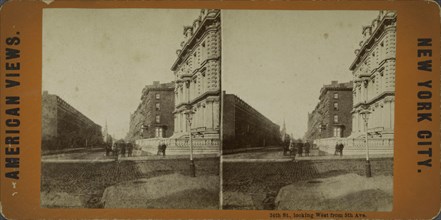 34th Street looking west from 5th Ave, c1850-1930.   Additional Title(s): American views. New York City.