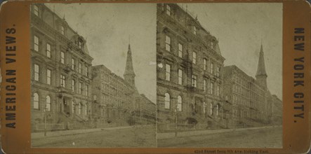 42nd Street from 6th Ave. looking east, c1850-1930.   Additional Title(s): American views. New York City.