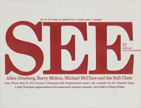 SEE poster, c1973.