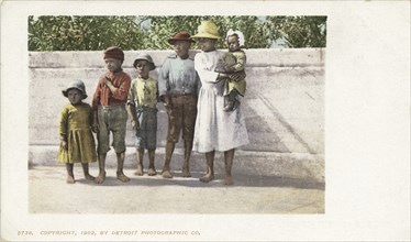 Six Little Pickaninnies, 1900 - 1902.