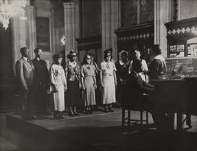 Music history class, 1935 - 1943.
