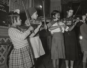 St John's Music, violin students, 1936.
