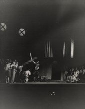 Man raising sword, 1938.