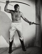 Rex Ingram, shirtless, 1938.