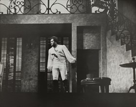 Rex Ingram with gun in pants, 1938.