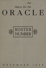 The Oracle, no. 4, 1928.