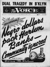Sensational! Negro dollars pack Harlem Banks - Community ignored, 1944.