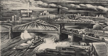 Harlem River Bridges, ca.1935 - 1943.