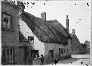 Little Thatched Cottage, Church Street, Eynsham, West Oxfordshire, 1885. Creator: Unknown.