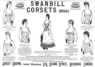 ''Swanbill Corsets', 1890. Creator: Unknown.