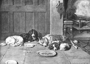 After the Christmas Dinner ', 1890. Creator: Edward Brice Stanley Montefiore.