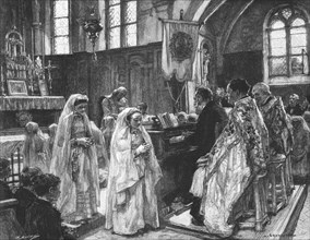 The First Communion after M Lhermitte, 1891', 1891. Creator: Unknown.
