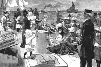 ''The Naval Manoeuvres; Visiting Day - An Invasion of a Man-of-War', 1891. Creator: Unknown.