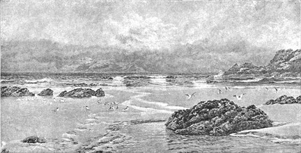 ''Pictures of the Year - V. "Gull Island: A Conversazione", after John Brett, ARA', 1891. Creator: Unknown.