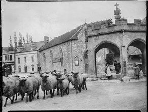 Market Cross, Cheddar, Sedgemoor, Somerset, 1907. Creator: Katherine Jean Macfee.