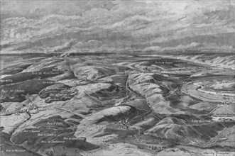 'Le champ de bataille de la cote 304 et du Mort-Homme', 1916. Creator: L. Trinquier.