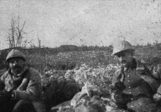 'Une semaine de combats sur la rive gauche de la Meuse; 15 mars (17 h. 30)..., 1916. Creator: Unknown.