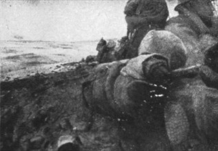 'Une semaine de combats sur la rive gauche de la Meuse; 10 mars (Midi). --En premiere..., 1916. Creator: Unknown.