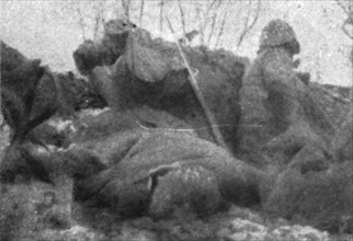 'Une semaine de combats sur la rive gauche de la Meuse; 10 mars (13 heures). --Guetteur..., 1916. Creator: Unknown.