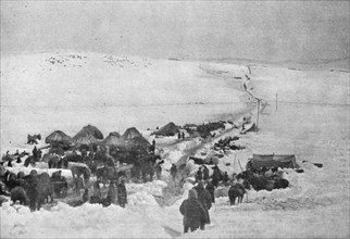 'La Campagne d'Hiver des russes en Armenie; L'etat-major de la 4e division des chasseurs..., 1916. Creator: Unknown.