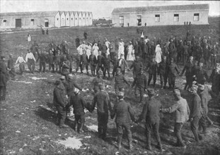 'Les hotes de la Tunisie; contingents Serbes et prisonniers allemands : les jeunes soldats..., 1916. Creator: Combarel.