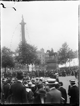 Trafalgar Square, St James, Westminster, City of Westminster, London, 1919. Creator: Katherine Jean Macfee.