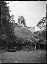 Corfe Castle, Corfe Castle, Purbeck, Dorset, 1927. Creator: Katherine Jean Macfee.
