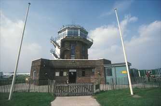 Barton Aerodrome, Control Tower, Liverpool Road, Eccles, Salford, 2004. Creator: Simon Inglis.