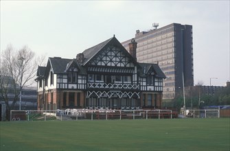 Old Trafford Bowling Club, Pavilion, Talbot Road, Old Trafford, Trafford, Manchester, 2004. Creator: Simon Inglis.