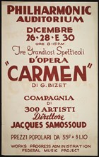 Carmen, [193-]. Creator: Unknown.