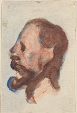 Head of a Man. Creator: Honore Daumier.