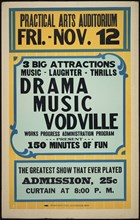 Vodville Show, [193-]. Creator: Unknown.