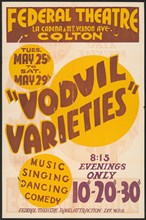 Vodvil Varieties, [193-]. Creator: Unknown.