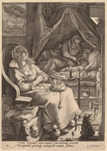 Night, c.1595-1598. Creator: Jan Saenredam.