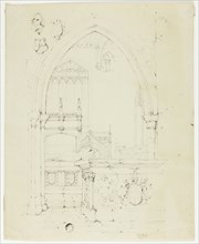 Broughton Church, 1830/40. Creator: Unknown.