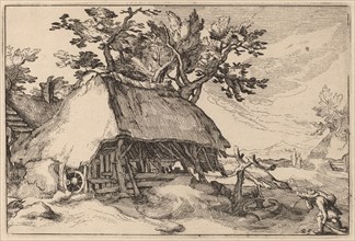 A Barn, 1620. Creator: Claes Jansz Visscher.