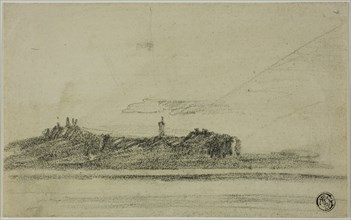 Castle on Shore, n.d. Creator: Thomas Girtin.