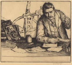 Self-Portrait, 1897. Creator: William Strang.