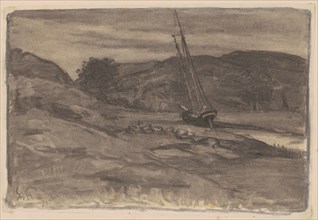 Stranded, 1875. Creator: William Morris Hunt.