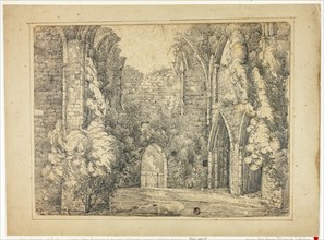 Church Ruins, n.d. Creator: John Cart Burgess.